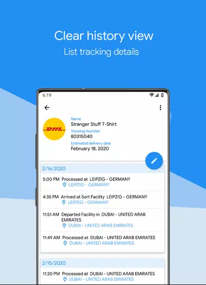 Packages Tracker Screenshot 3