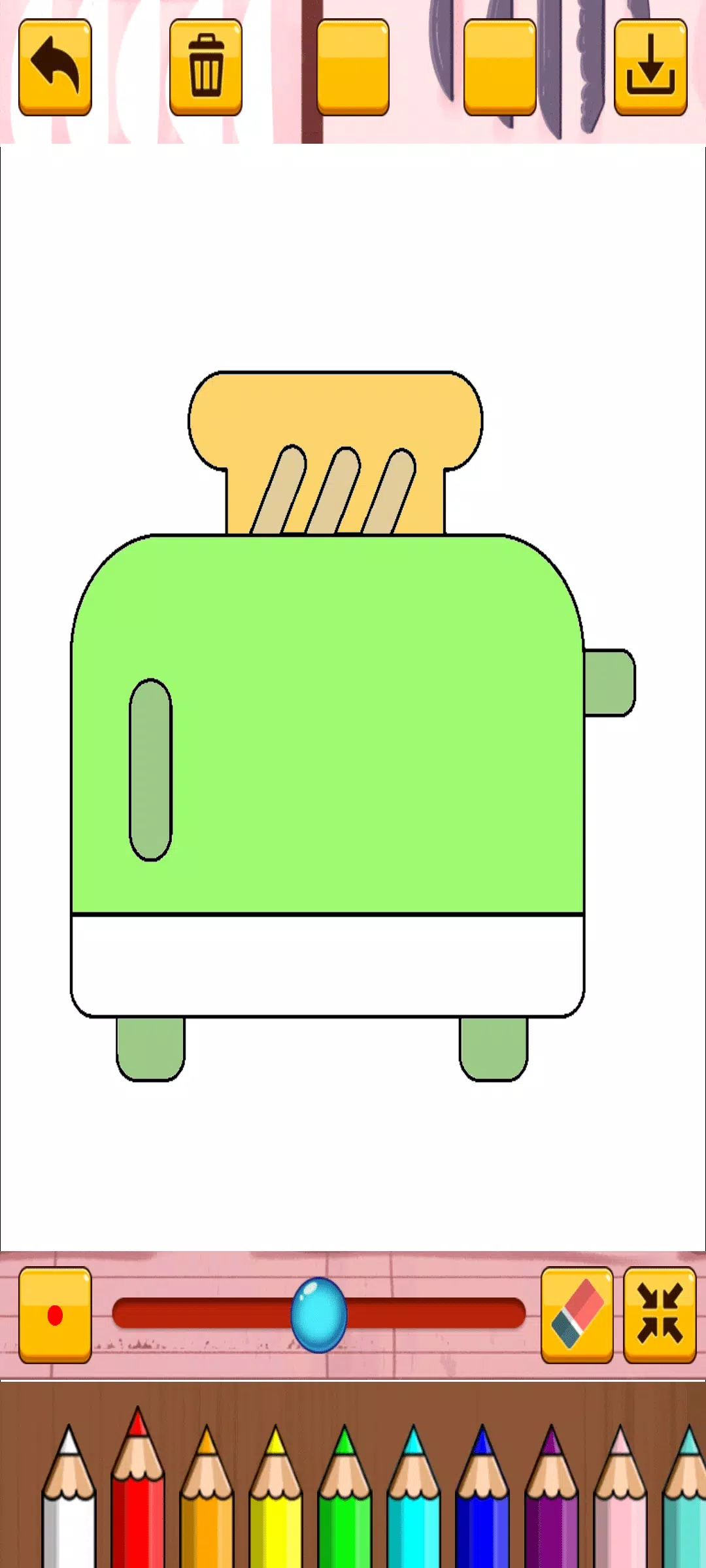 Coloring Kitchen Tools應用截圖第4張
