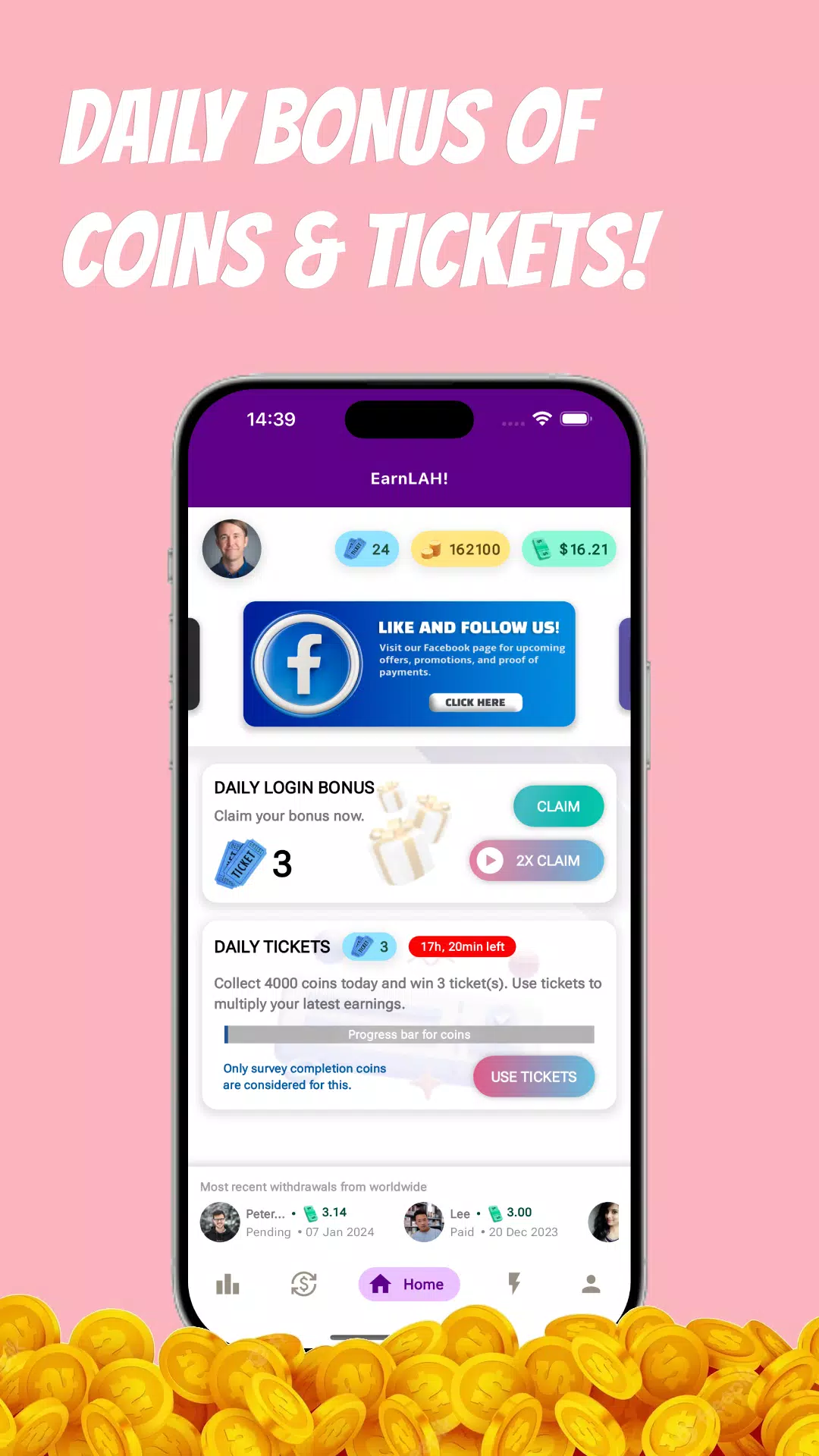Earn Money with EarnLAH!应用截图第4张