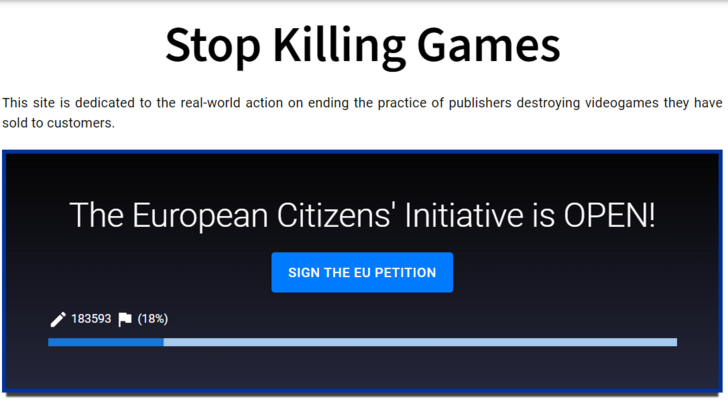 European Citizens Pushing for Digital Game Protection