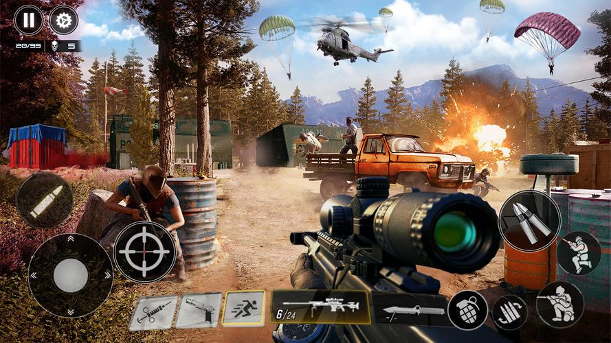 Battle Shooting FPS Gun Games ภาพหน้าจอ 2