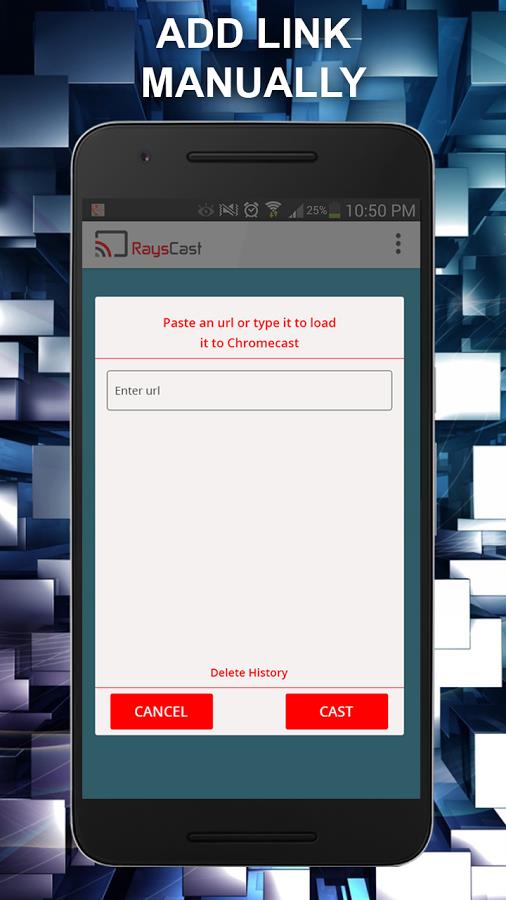 RaysCast For Chromecast ဖန်သားပြင်ဓာတ်ပုံ 1