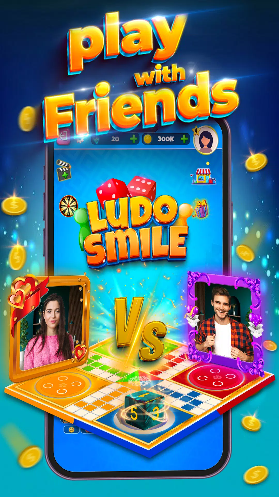 Ludo Online: Dice & Board Game Tangkapan skrin 1