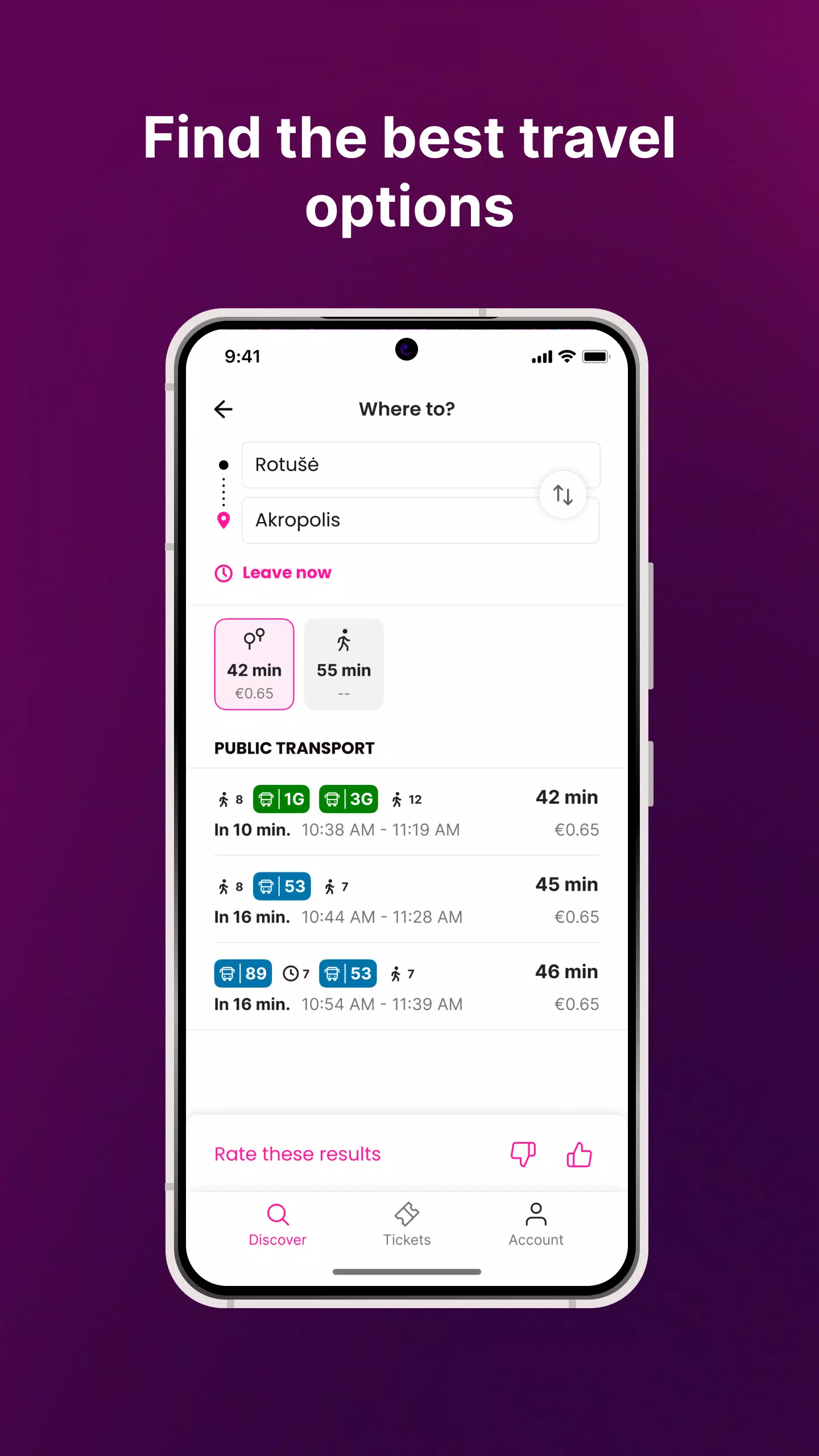 Trafi Screenshot 2