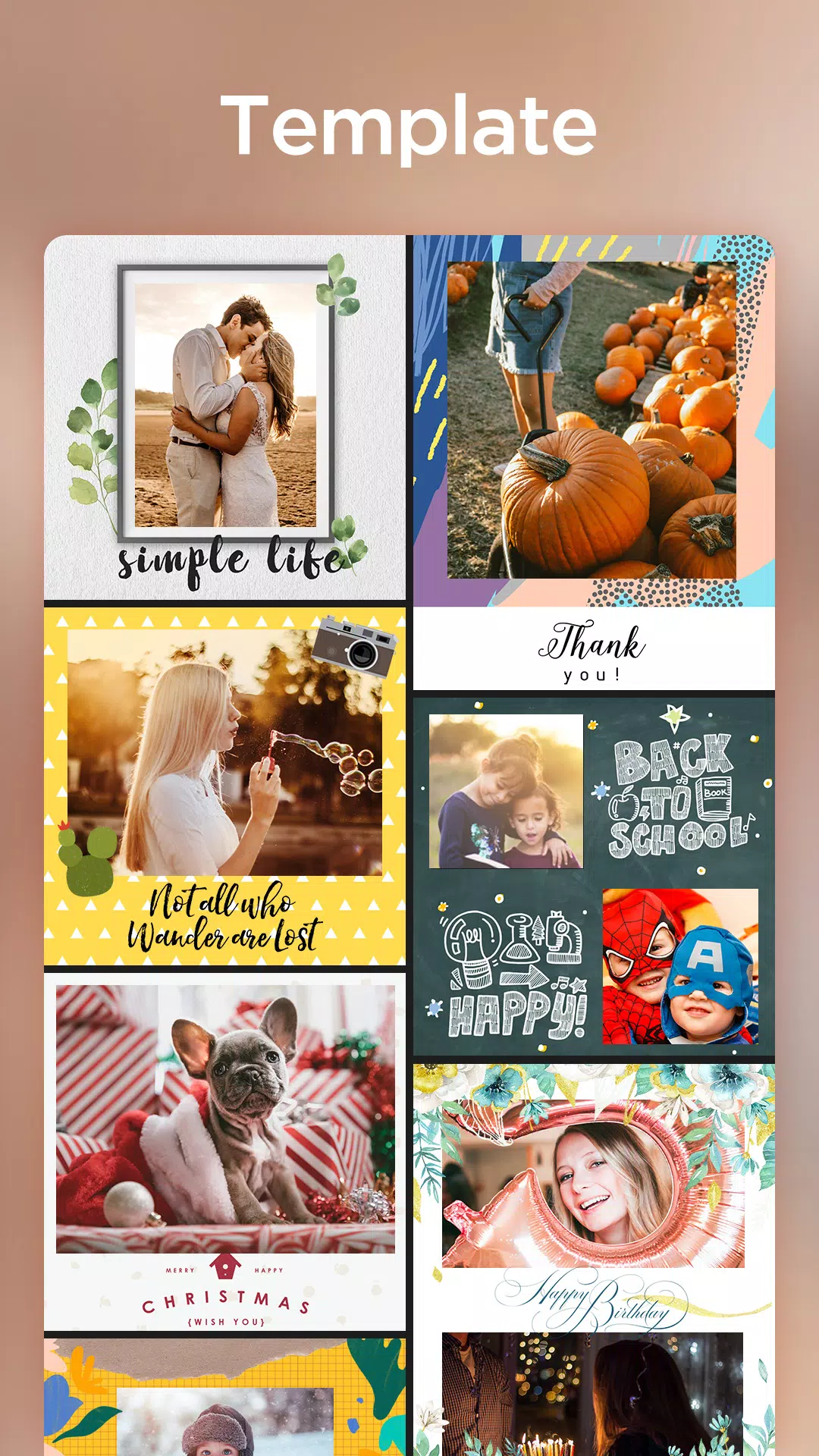Collage Maker & Photo Editor Ảnh chụp màn hình 4