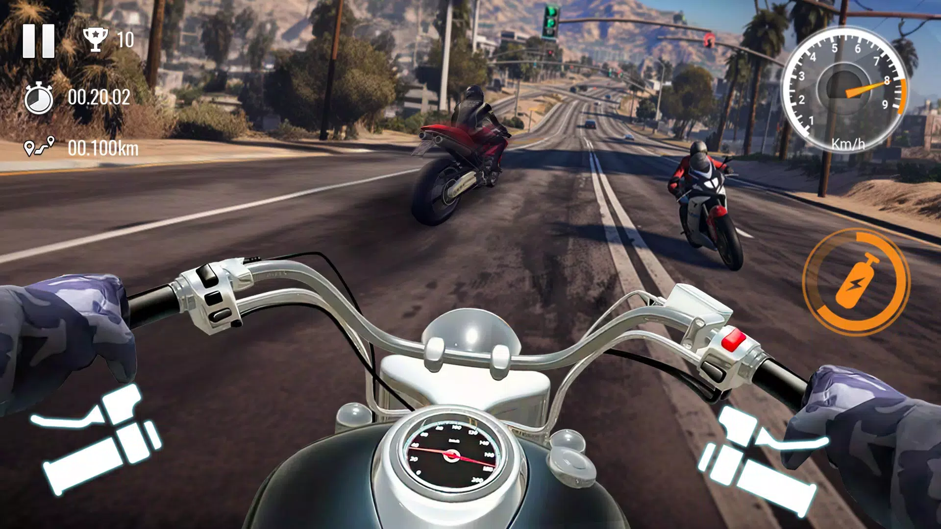 Traffic Bike Screenshot 2
