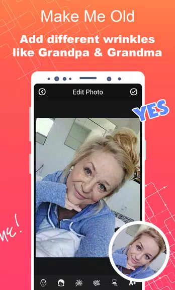 Make Me Old - Aged Face Maker Tangkapan skrin 2