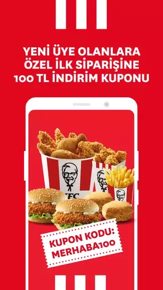 KFC Türkiye – Yemek Siparişi Captura de tela 2