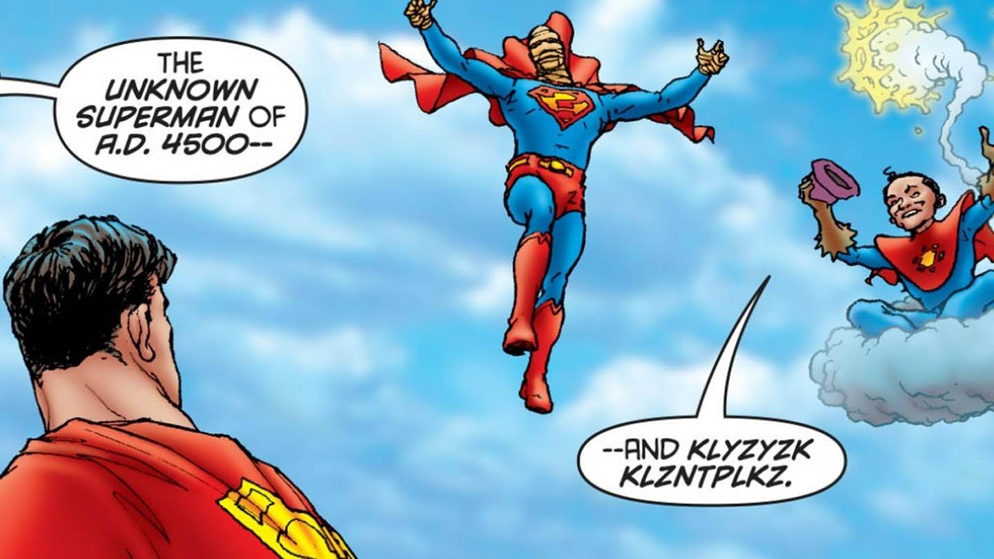 Supermans mula sa iba't ibang mga sukat