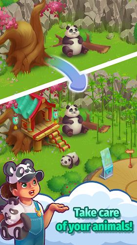 Wild Merge: Animal Puzzle Game ภาพหน้าจอ 3