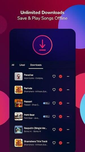 Gaana: MP3 Songs, Music App應用截圖第3張