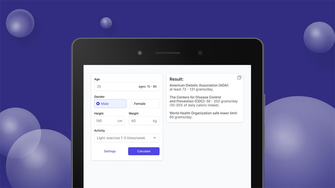 Protein Calculator Screenshot 3