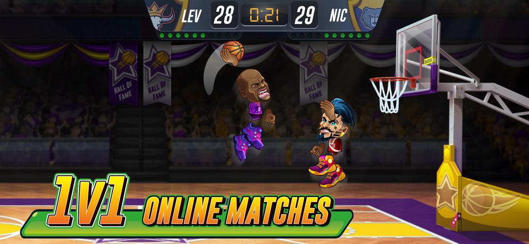 Basketball Arena: Online Game Captura de tela 1
