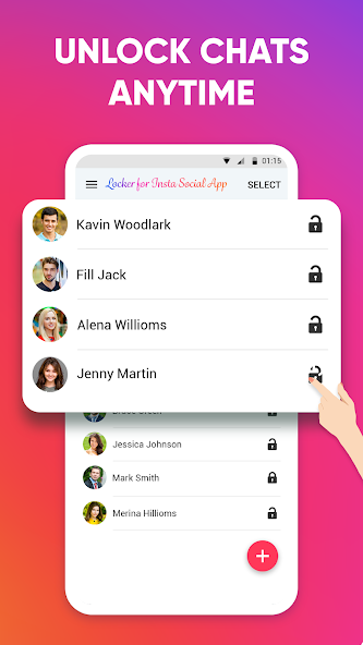 Locker for Insta Social App Mod Captura de pantalla 4