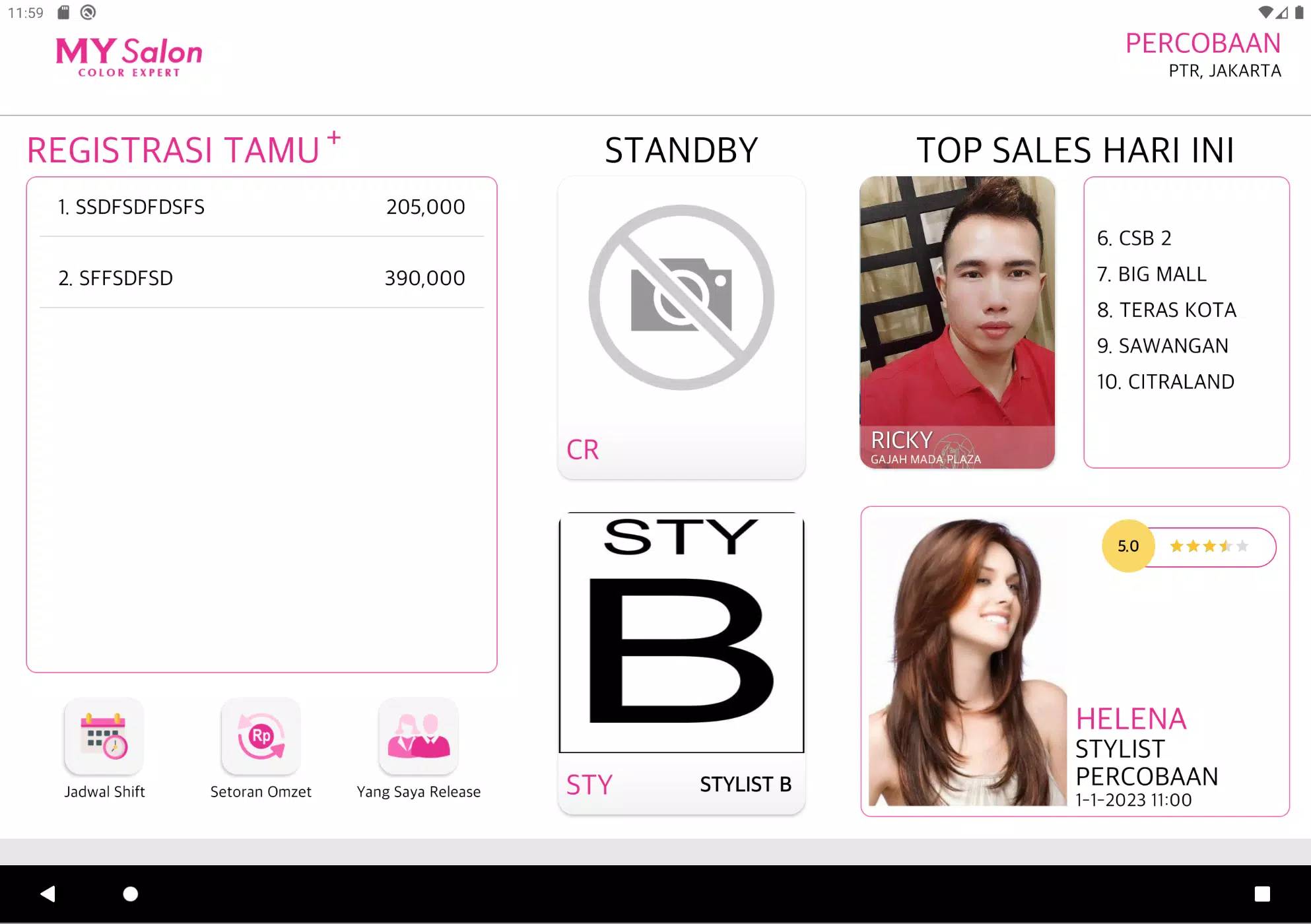 My Salon Cabang ภาพหน้าจอ 4