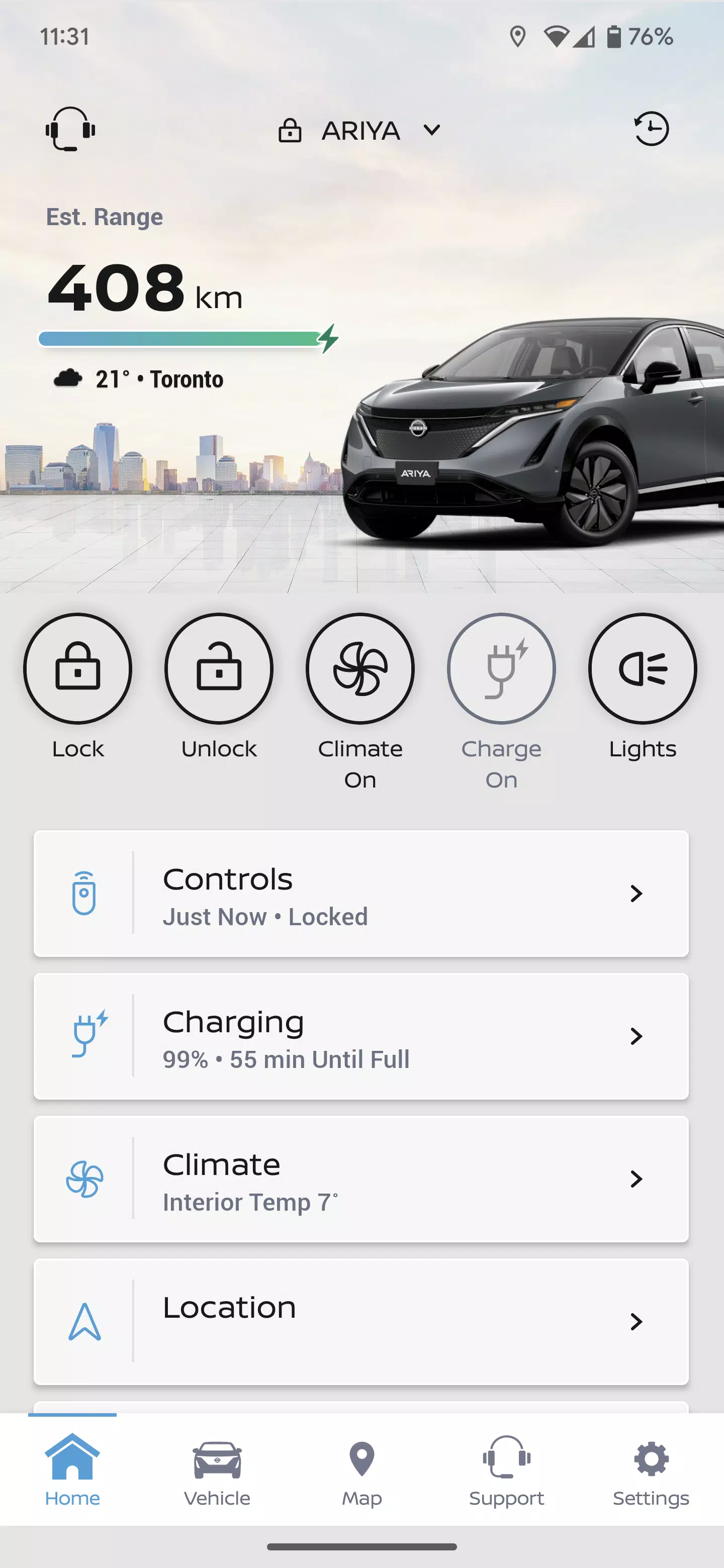 MyNISSAN Canada應用截圖第1張