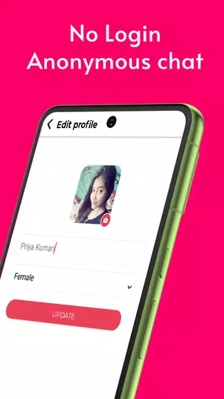 Anonymous chat - Random Chat Ảnh chụp màn hình 1