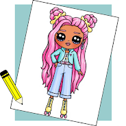 How To Draw Doll Ekran Görüntüsü 4