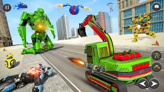 Robot Truck Car Transform Game 스크린샷 3