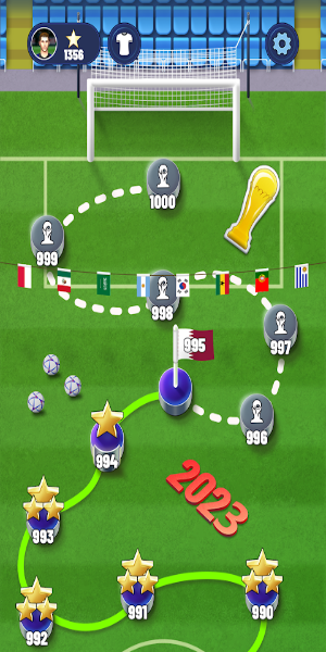 Soccer Super Star Mod スクリーンショット 1