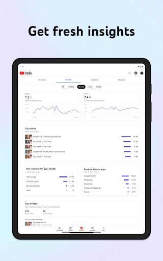 YouTube 工作室应用截图第2张