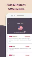 Temp sms - Receive code Captura de tela 4