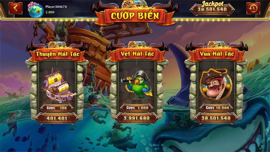 Schermata Bắn Cá Rồng - Bắn Cá Slot 3