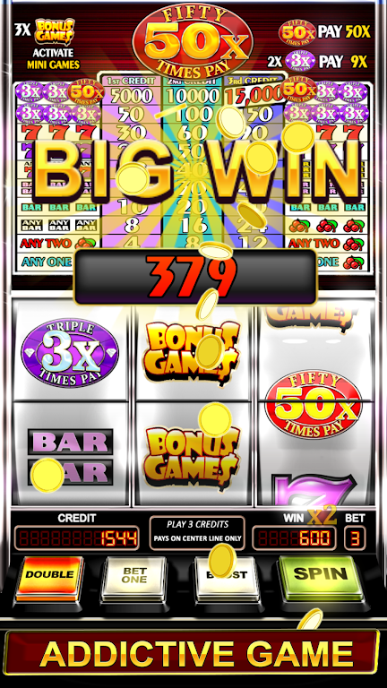 Triple Fifty Times Pay - Free Vegas Style Slots Screenshot 4