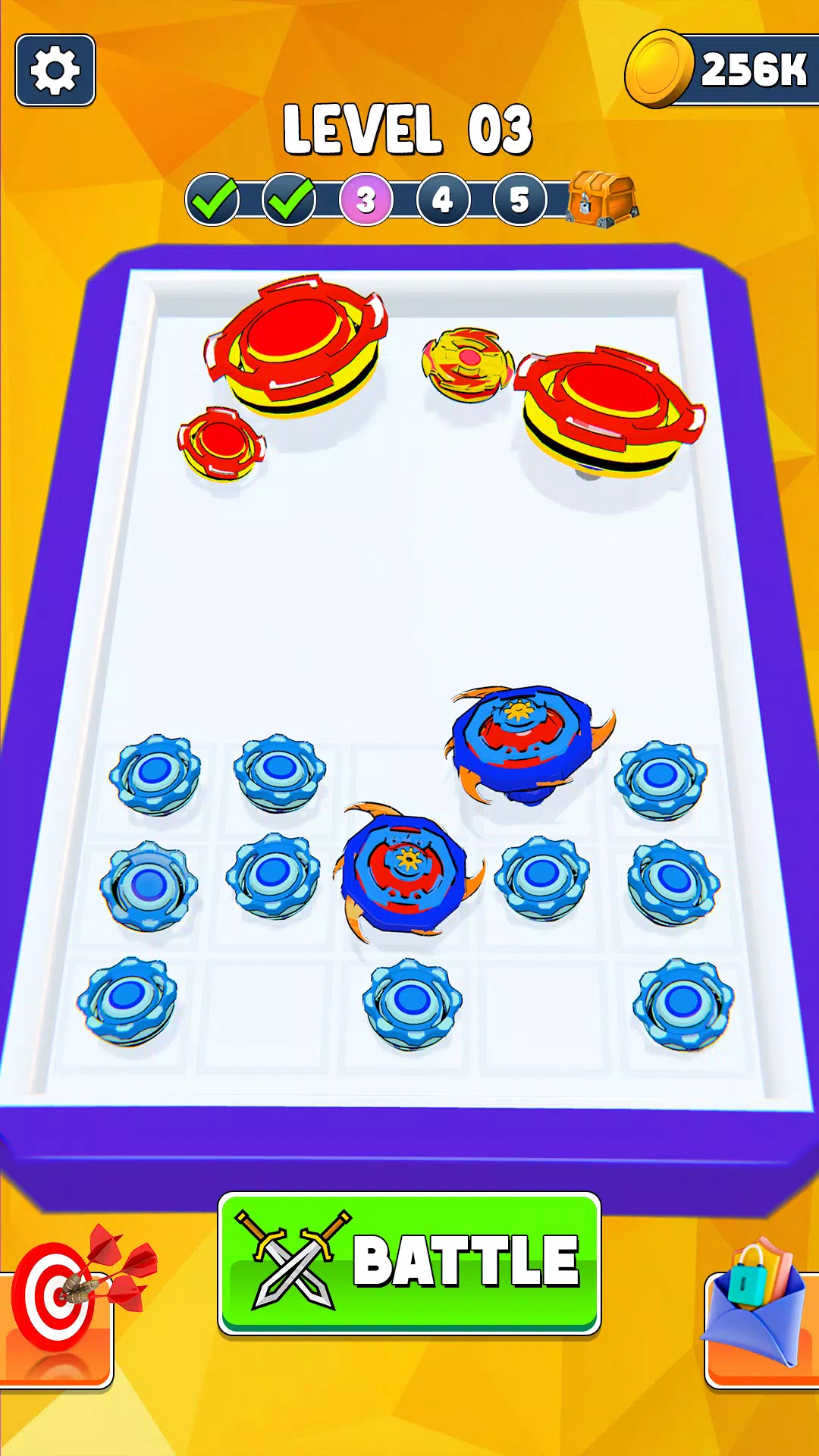 Merge & Battle Spinner Game Captura de tela 1