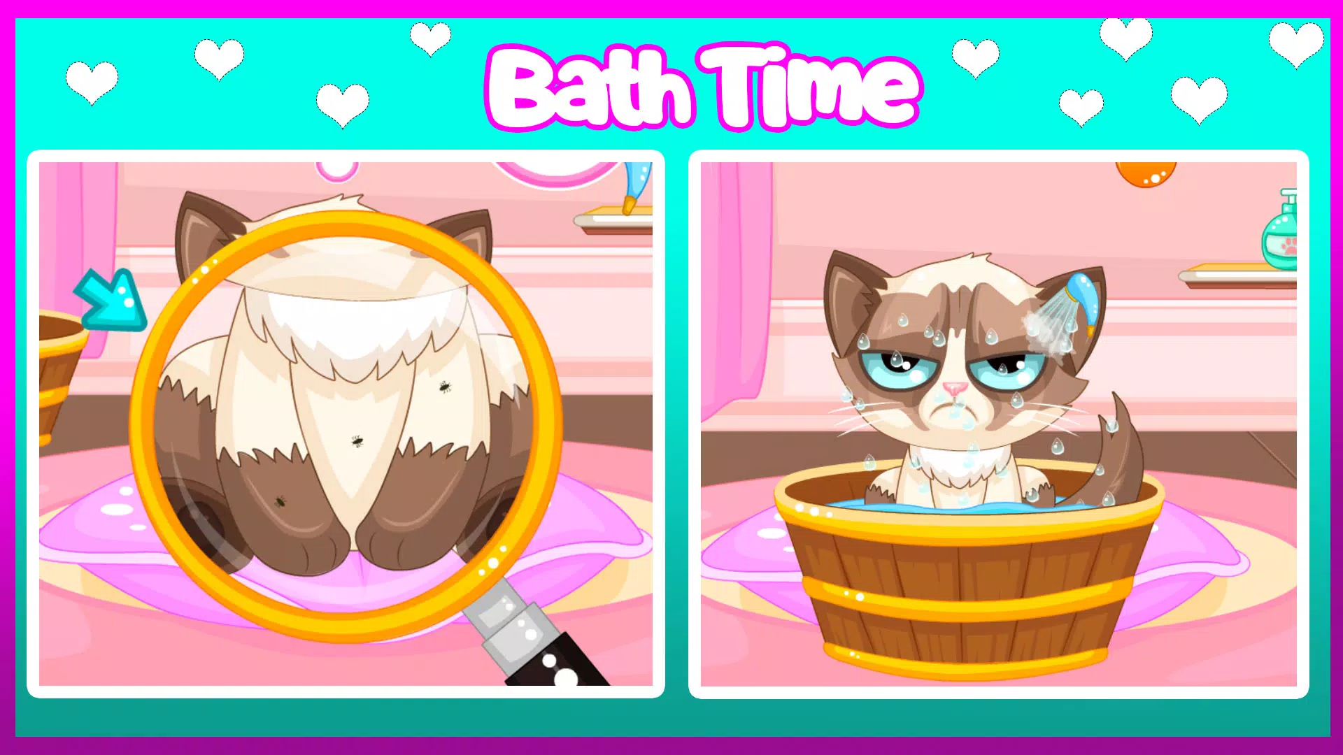 Sleepy Kitty Grooming Screenshot 3
