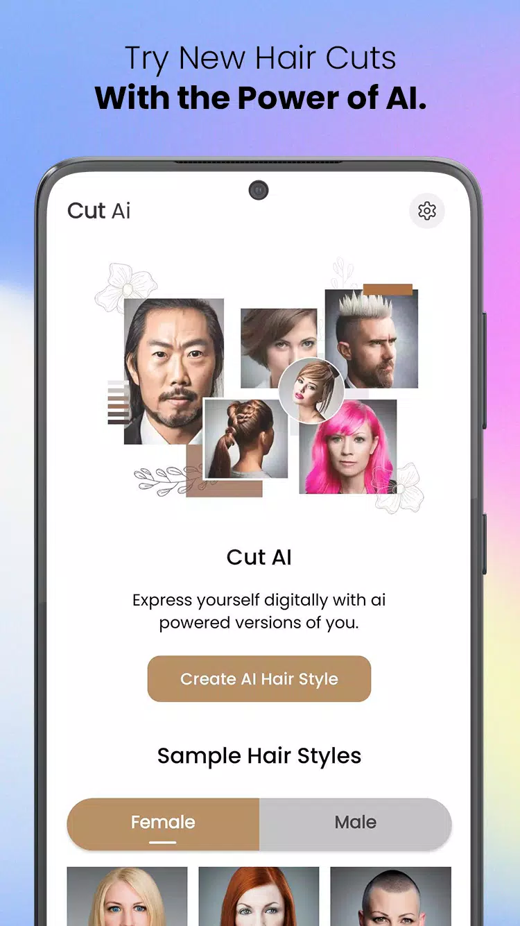 CutAI - AI Hair Style Changer應用截圖第1張