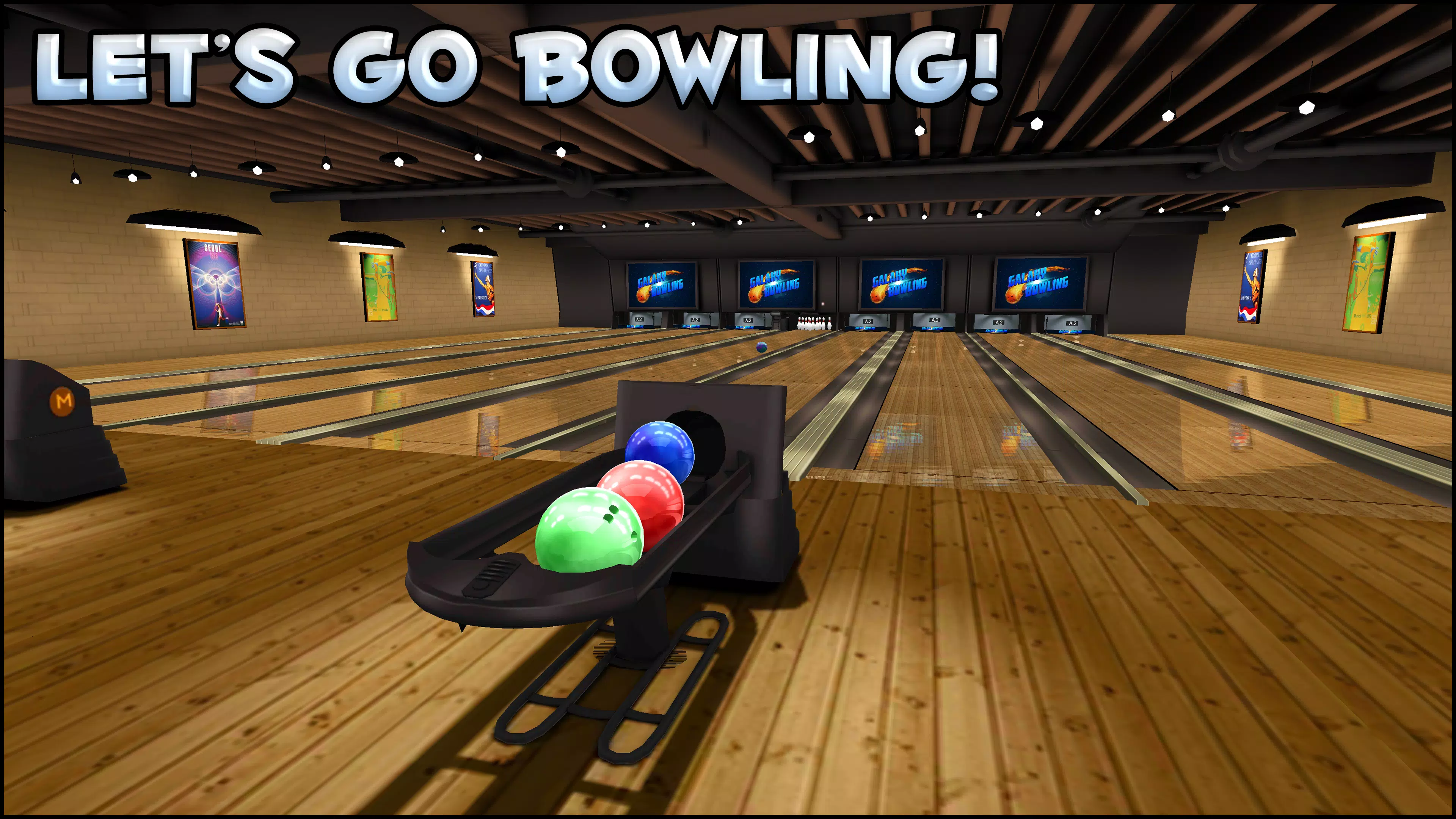Galaxy Bowling 3D 스크린샷 1