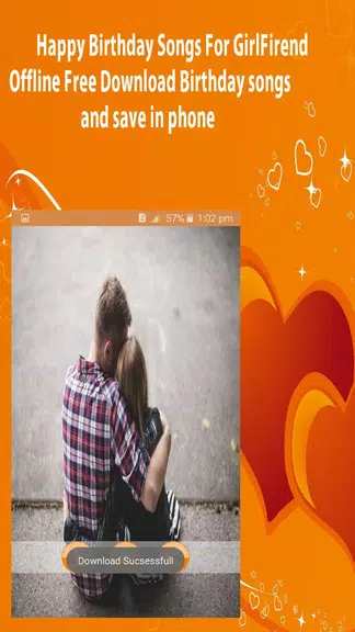 Happy Birthday Song For Girlfriend ဖန်သားပြင်ဓာတ်ပုံ 4
