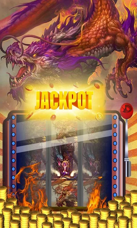 Dragon Casino Slots: Golden Flames of Vegas Ekran Görüntüsü 2