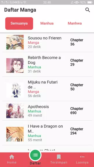 MangaMint - Baca Manga & Komik Bahasa Indonesia Tangkapan skrin 2