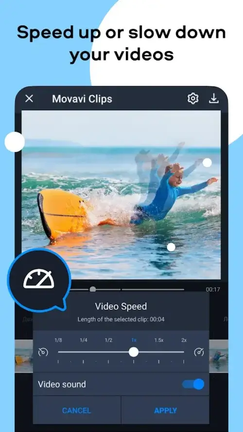 Movavi Clips Tangkapan skrin 4