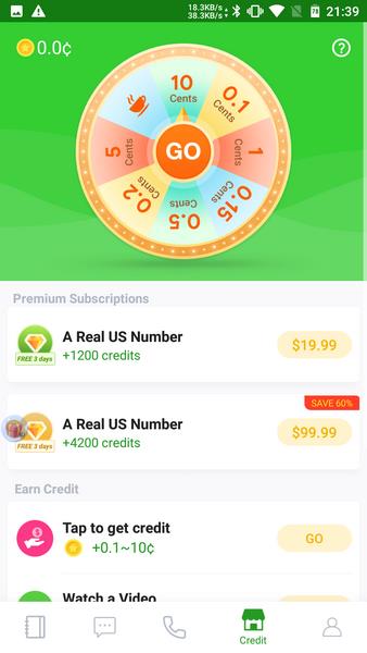 Schermata Free Call 4