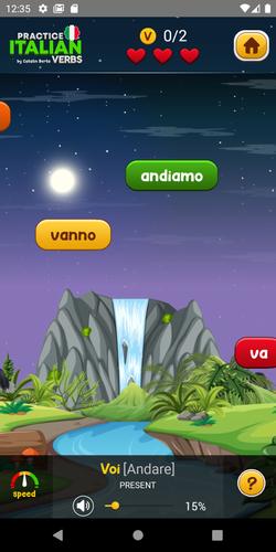 Learn Italian Verbs Game Screenshot 1