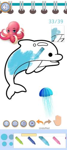Baby Shark Coloring Book Captura de pantalla 3