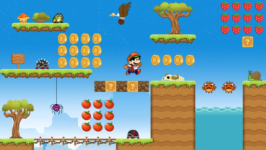 Super Nob Run：跳跃冒险丛林游戏应用截图第2张