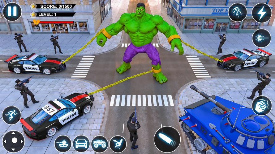 Incredible Monster Hero Games स्क्रीनशॉट 3