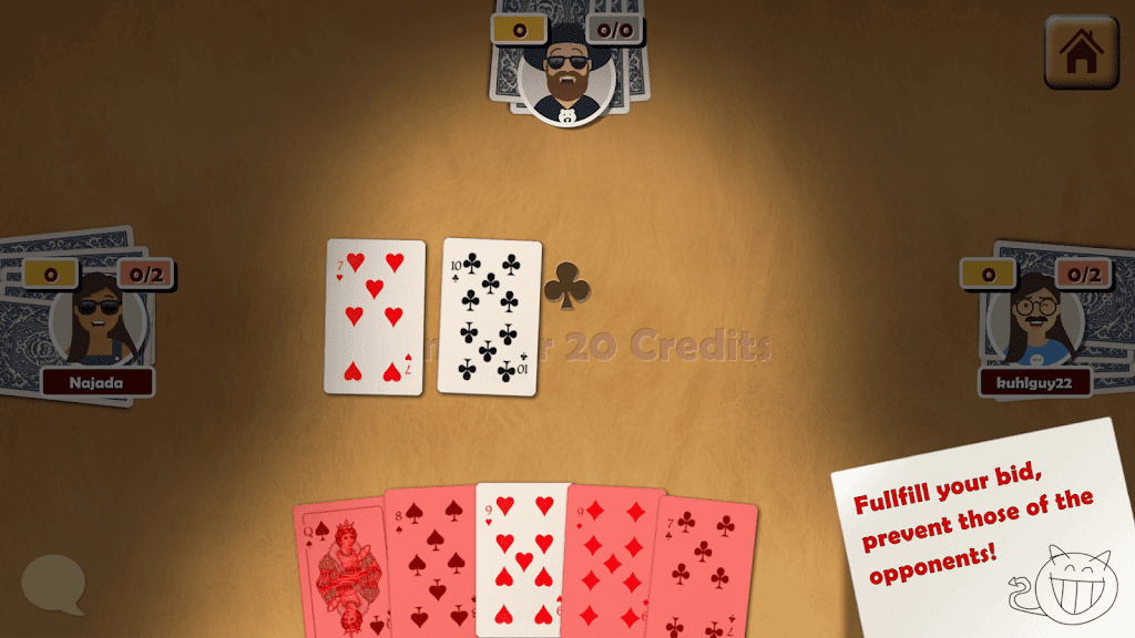 Oh Hell - Online Spades Game ภาพหน้าจอ 2