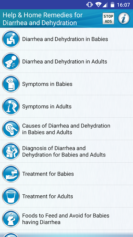 Diarrhea and Dehydration Help स्क्रीनशॉट 1