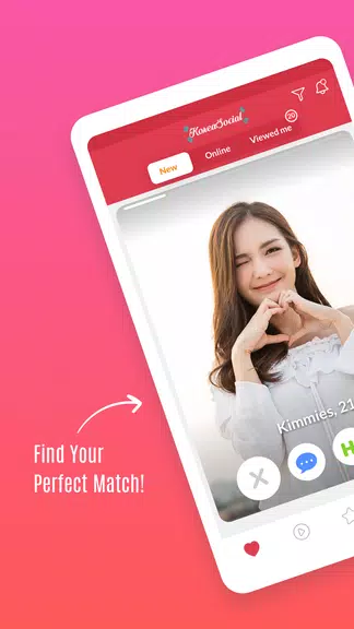 Corée Dating: Chat en Ligne Capture d'écran 1