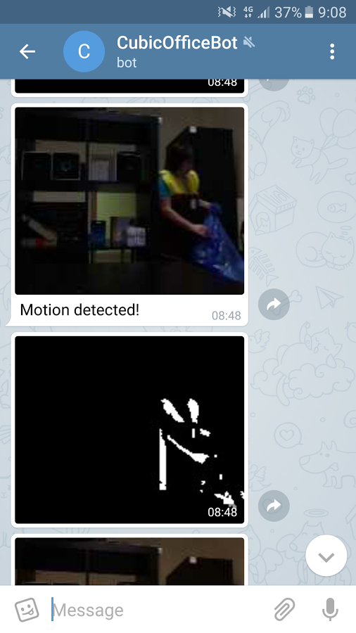Telephoto - CCTV via Telegram Captura de tela 2