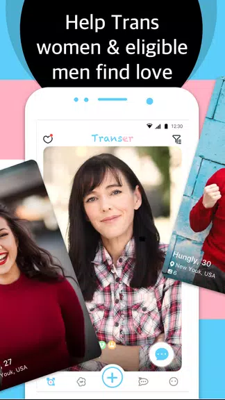 Transgender Dating: Meet Trans & Crossdresser Chat Captura de pantalla 3