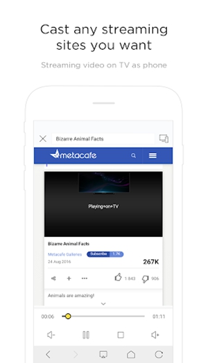 QuickCast|Web Video|Chromecast/DLNA/Airplay/FireTV Capture d'écran 1
