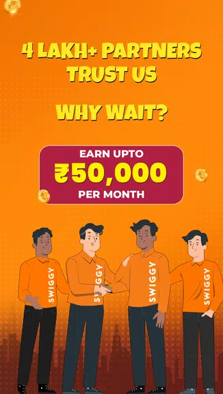 Swiggy Delivery Partner App Schermafbeelding 2