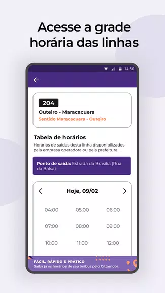 Cittamobi: Horários de Ônibus スクリーンショット 4
