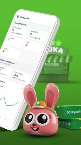 Tokopedia Seller Tangkapan skrin 2